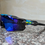 Negro/azul camuflaje